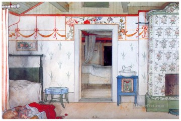 Carl Larsson Painting - brita s forty winks Carl Larsson